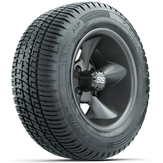 Set of (4) 12 in GTW Godfather Wheels with 215/50-R12 Fusion S/R Street Tires PN# A19-539 GTW 