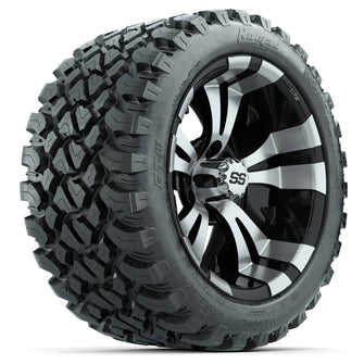 Set of (4) 14 in GTW Vampire Wheels with 23x10-14 GTW Nomad All-Terrain Tires PN# A19-578 GTW 