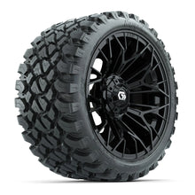 Set of (4) 15 in GTW® Stellar Black Wheels with 23x10-R15 Nomad All-Terrain Tires PN# A19-797 GTW 