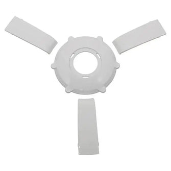 Solid White Center Cap & Spoke Set For Gussi Italia® Giazza Steering Wheel PN# 06-129 Gussi 