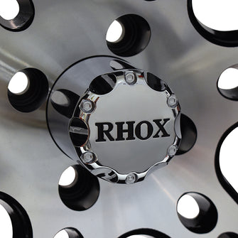 RHOX RX260, mecanizado en negro con tapa central, 14 x 7 ET-25, PN n.° TIR-RX260