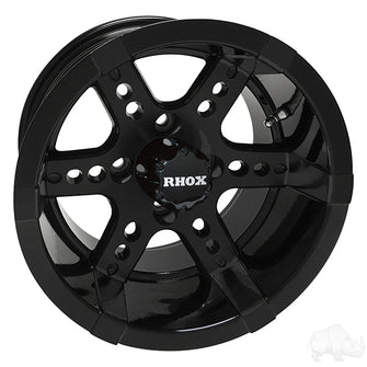 RHOX RX262, negro con tapa central, 14 x 7 ET-25 PN# TIR-RX262