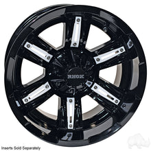 RHOX RX285, Gloss Black, 14x7 ET-25