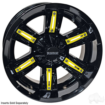 RHOX RX285, Gloss Black, 14x7 ET-25