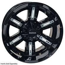 RHOX RX285, Gloss Black, 14x7 ET-25