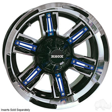 RHOX RX285, Machined Gloss Black, 14x7 ET-25