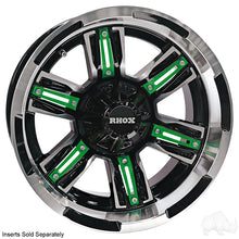 RHOX RX285, Machined Gloss Black, 14x7 ET-25