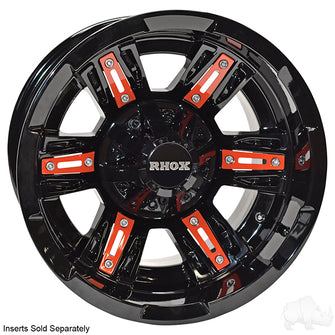 RHOX RX286, Gloss Black, 12x7 ET-25