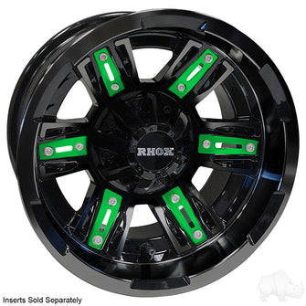 RHOX RX286, Gloss Black, 12x7 ET-25