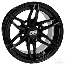 RHOX RX377, Gloss Black. 12x7 ET-25