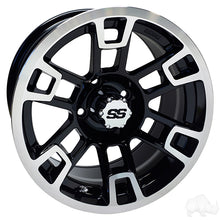 RHOX RX391, Machined Gloss Black, 14x7 ET-25