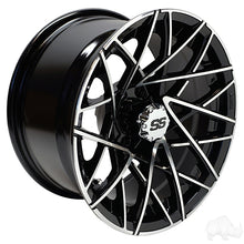 RHOX RX394, Machined Gloss Black, 14x7 ET-25