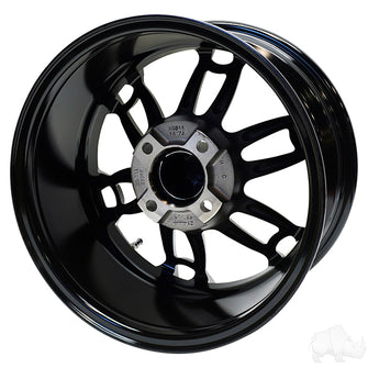 RHOX RX397, Gloss Black, 14x7 ET-25