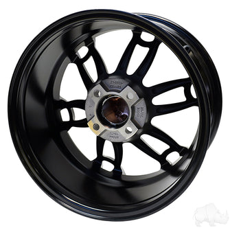 RHOX RX398, Machined Gloss Black, 15x7 ET-25