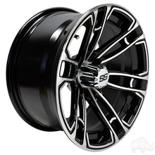 RHOX RX398, Machined Gloss Black, 15x7 ET-25