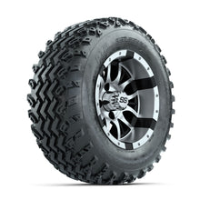 GTW Diesel Machined/Black 12 in Wheels with 23x10.00-12 Rogue All Terrain Tires  Full Set