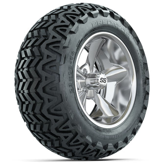 Set of (4) 14 in GTW Godfather Wheels with 23x10-14 GTW Predator All-Terrain Tires