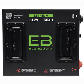 Eco Battery 51V 60Ah úCubeù LifePo4 Lithium Battery Only