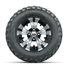 GTW Vampire Machined/Black 12 in Wheels with 23x10.00-12 Rogue All Terrain Tires – Full Set