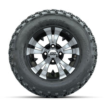 GTW Vampire Machined/Black 12 in Wheels with 23x10.00-12 Rogue All Terrain Tires  Full Set