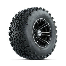 GTW Spyder Machined/Black 10 in Wheels with 20x10-10 Duro Desert All Terrain Tires  Full Set