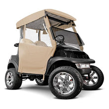 RedDot EZGO TXT Beige Straight Back 3-sided Track Style Enclosure (Years 1994.5-Up)