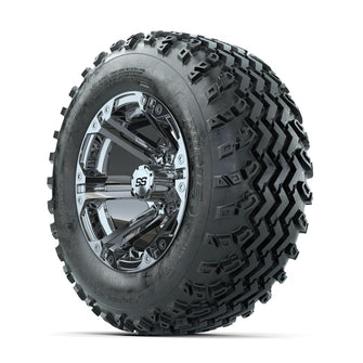 GTW Specter Chrome 12 in Wheels with 23x10.00-12 Rogue All Terrain Tires – Full Set