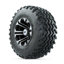 GTW Specter Machined/Black 10 in Wheels with 22x11.00-10 Rogue All Terrain Tires – Full Set