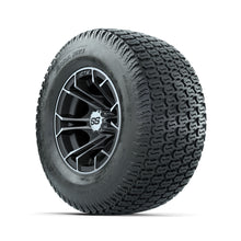 GTW Spyder Machined/Matte Grey 10 in Wheels with 20x10-10 Terra Pro S-Tread Traction Tires  Full Set