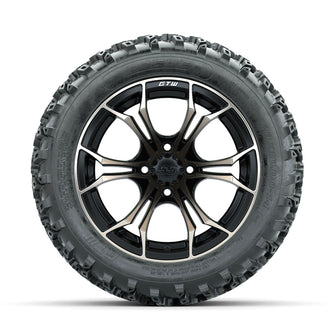 GTW Spyder Bronze/Matte Black 14 in Wheels with 23x10.00-14 Rogue All Terrain Tires  Full Set