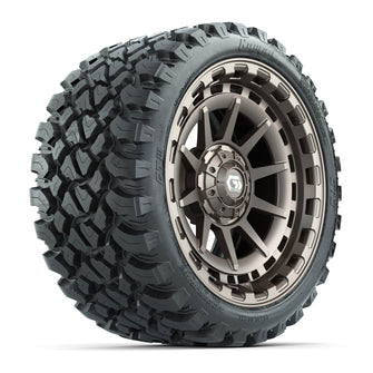 GTW Barricade Satin Bronze 15 in Wheels with 23x10-R15 Nomad Steel Belted Radial All-Terrain Tires  Full Set