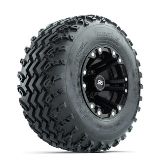 GTW Specter Matte Black 10 in Wheels with 22x11.00-10 Rogue All Terrain Tires  Full Set