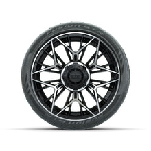 Set of (4) 15 in GTW Stellar Machined & Black Wheels with 215/40-R15 Fusion GTR Street Tire