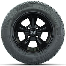 Set of (4) 12 in GTW Godfather Wheels with 215/50-R12 Fusion S/R Street Tires