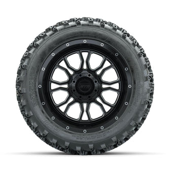 GTW Volt Machined/Black 14 in Wheels with 23x10.00-14 Rogue All Terrain Tires – Full Set