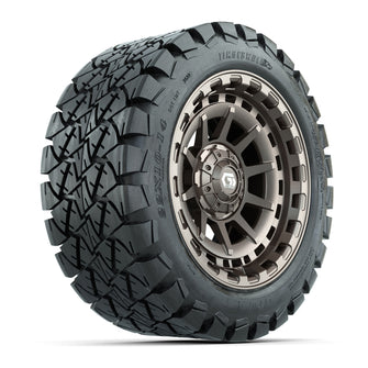 GTW Barricade Satin Bronze 14 in Wheels with 22x10-14 Timberwolf All-Terrain Tires  Full Set