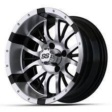 GTW Diesel Machined Silver and Black Wheel - 14 Inch