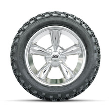 GTW Godfather Chrome 14 in Wheels with 23x10.00-14 Rogue All Terrain Tires  Full Set