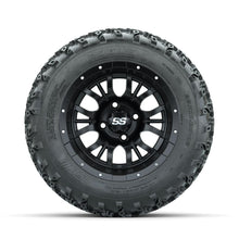 GTW Diesel Matte Black 12 in Wheels with 22x11.00-12 Rogue All Terrain Tires – Full Set