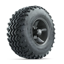 GTW Godfather Matte Grey 10 in Wheels with 22x11.00-10 Rogue All Terrain Tires  Full Set