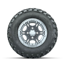 GTW Spyder Silver 10 in Wheels with 20x10.00-10 Rogue All Terrain Tires  Full Set