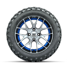 GTW Pursuit Blue 14 in Wheels with 23x10.00-14 Rogue All Terrain Tires  Full Set