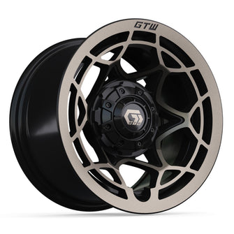 12″ GTW® Nexus Gloss Black with Satin Bronze Face Wheel