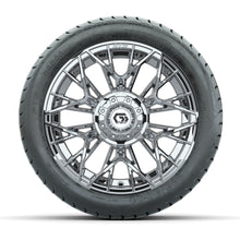 Set of (4) 14 in GTW Stellar Chrome Wheels with 225/30-14 Mamba Street Tire