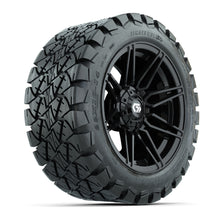 GTW Stealth Gloss Black 14 in Wheels with 22x10-14 Timberwolf All-Terrain Tires  Full Set