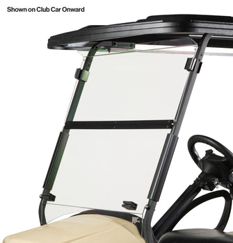 RedDot Club Car Villager and Transport Clear Folding DOT Windshield