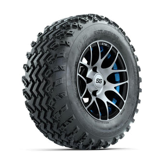 GTW Pursuit Blue 12 in Wheels with 23x10.00-12 Rogue All Terrain Tires – Full Set