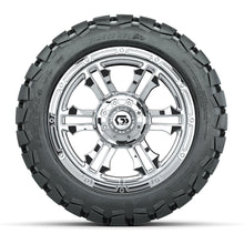 GTW® Shogun Chrome 14 in Wheels with 22x10-14 Timberwolf All-Terrain Tires – Full Set