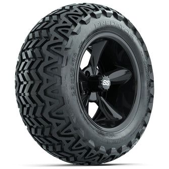 Set of (4) 14 in GTW Godfather Wheels with 23x10-14 GTW Predator All-Terrain Tires