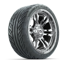 GTW Shogun Chrome 15 in Wheels with 215/40-R15 Fusion GTR Steel Belted Street Tires  Full Set